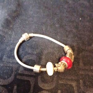 Pandora Sterling Silver Charm Bracelet